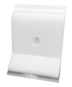 PLINTHE PROTECTION PEHD 2000X95X15 MM A TALON SOUDE BLANC NATUREL